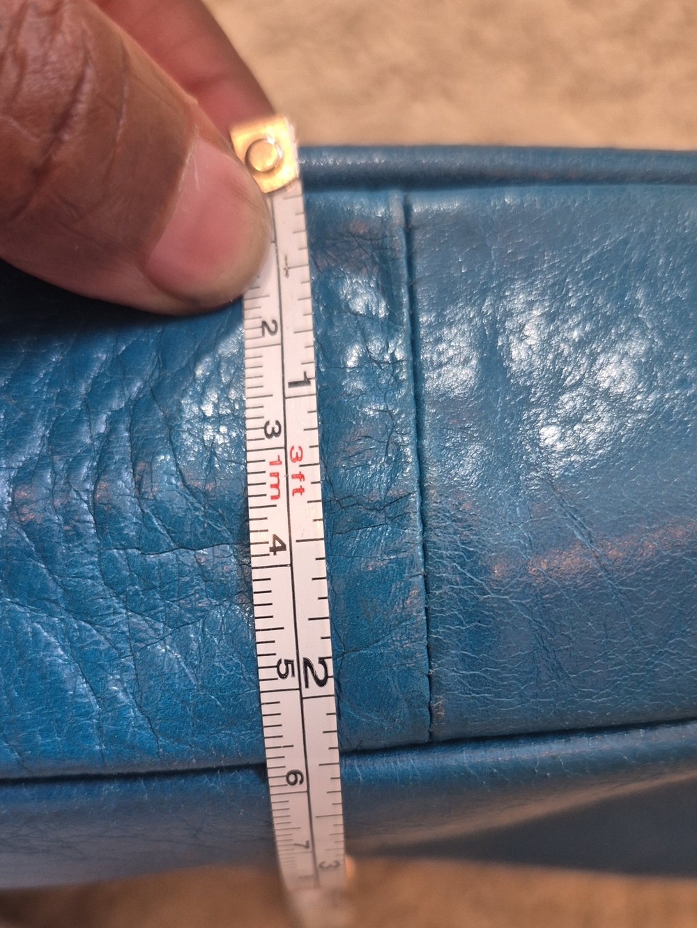 LATICO blue Leather Clutch - Picture 8 of 8